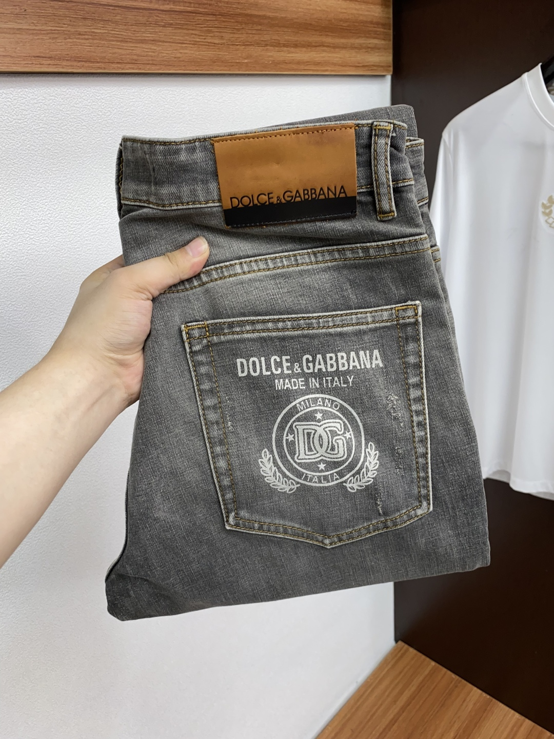 DG 25新款 市场独家订制进口丹宁牛仔面料 稀缺面料 超级舒服 工艺复杂四季款牛仔裤 针织牛从做旧 独