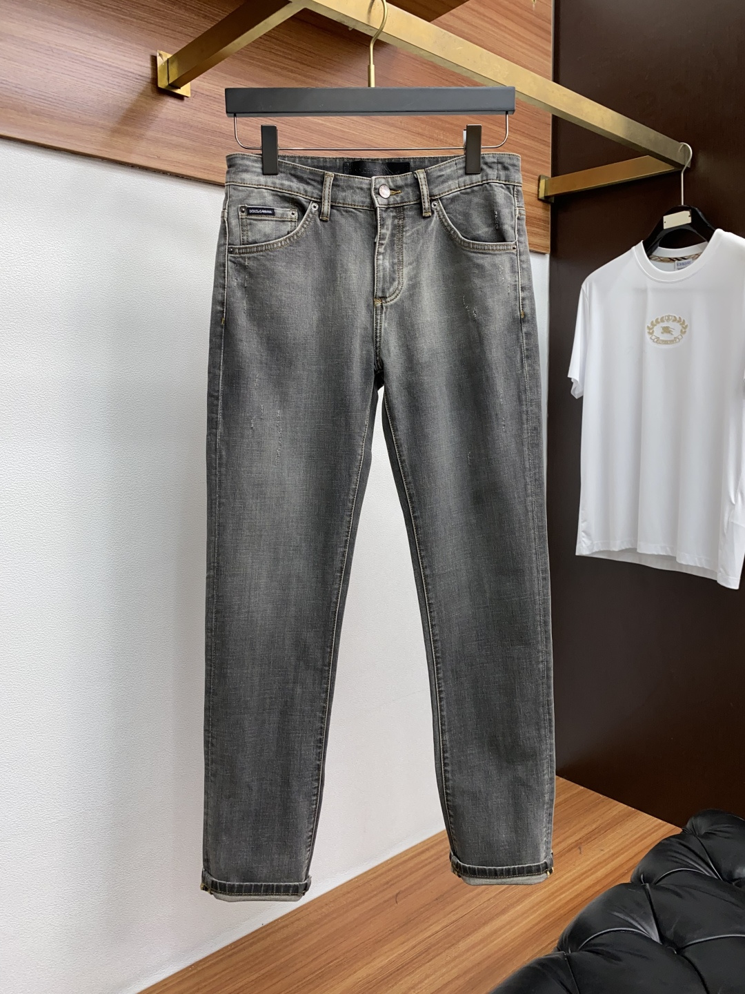 DG 25新款 市场独家订制进口丹宁牛仔面料 稀缺面料 超级舒服 工艺复杂四季款牛仔裤 针织牛从做旧 独