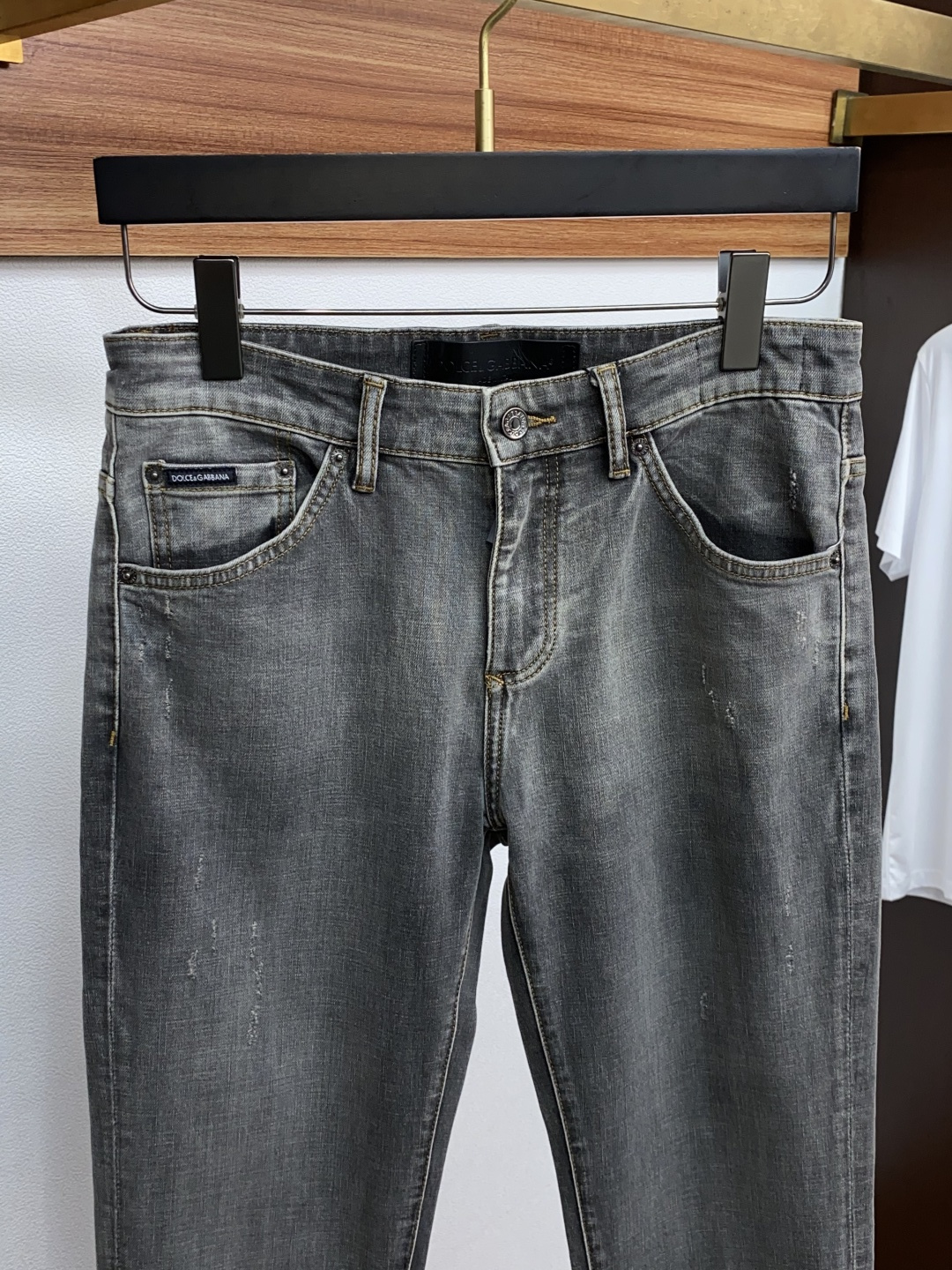 DG 25新款 市场独家订制进口丹宁牛仔面料 稀缺面料 超级舒服 工艺复杂四季款牛仔裤 针织牛从做旧 独