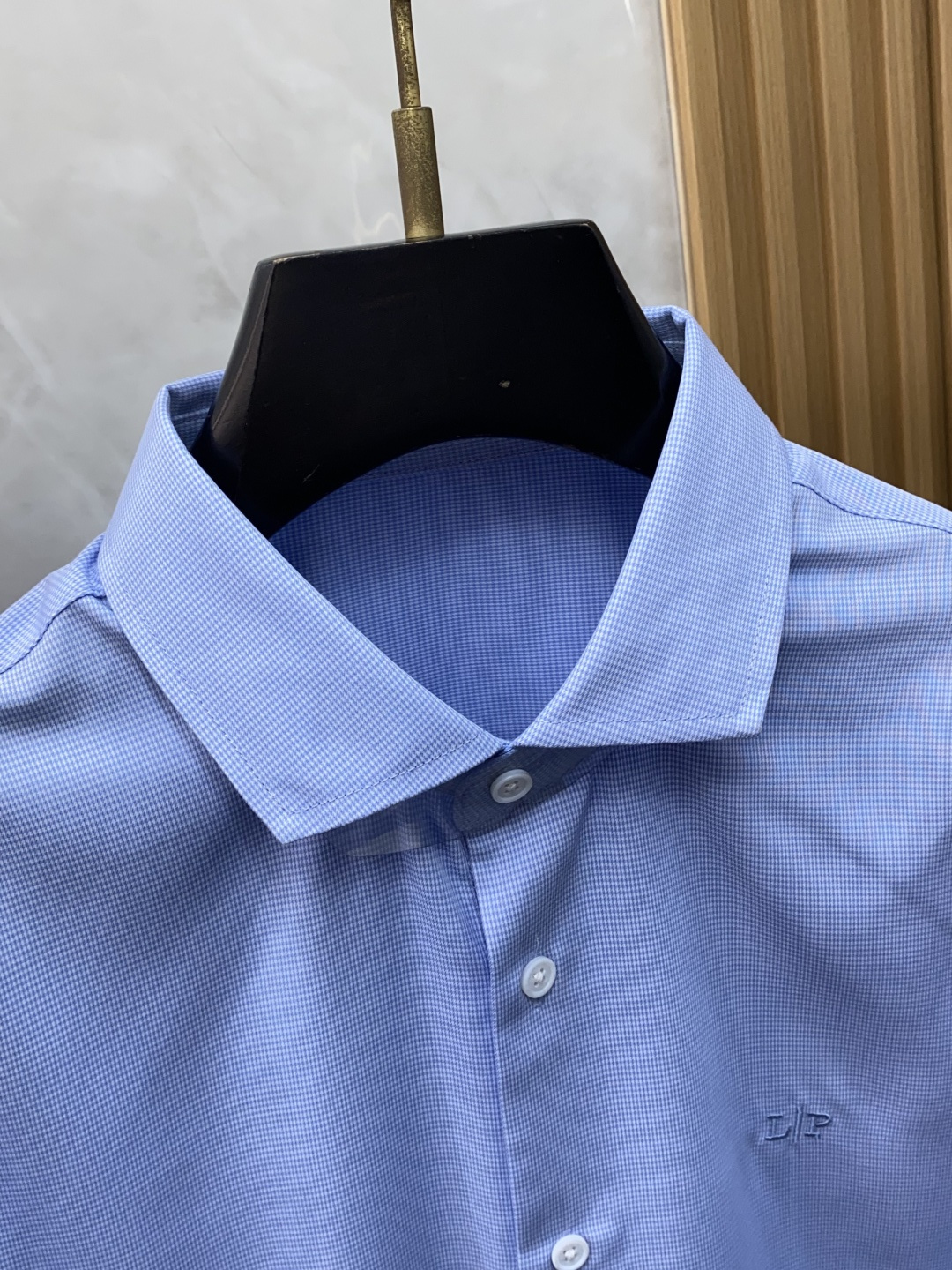 独家专供新款原单男士衬衣高端定制 高版本 时尚百搭爆款 原版进口纯棉面料logo图案设计 手感超柔软细腻