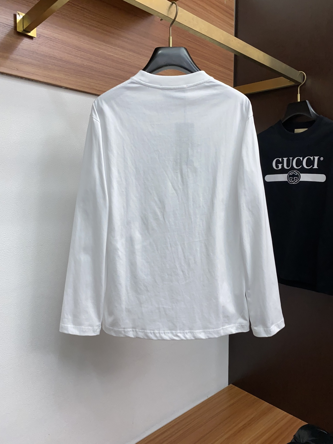 古奇 2025秋冬新品，男士基础款圆领长袖T恤打底衫！贸易公司渠道稀出，同步GW发售，选用客供进口26S