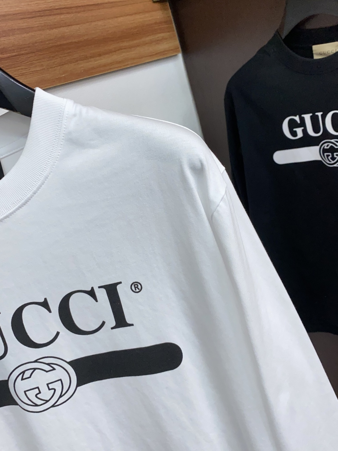 古奇 2025秋冬新品，男士基础款圆领长袖T恤打底衫！贸易公司渠道稀出，同步GW发售，选用客供进口26S