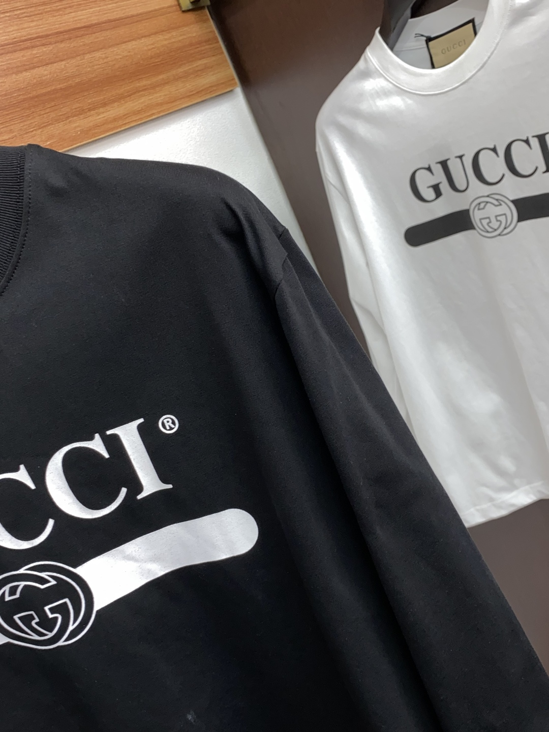 古奇 2025秋冬新品，男士基础款圆领长袖T恤打底衫！贸易公司渠道稀出，同步GW发售，选用客供进口26S