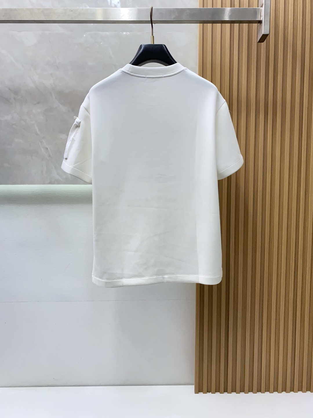 普拉达 家族男士高端简约圆领加厚空气棉短袖 ，香港洋行渠道货，纯正血统品质，25年秋冬 新款，经典王牌系
