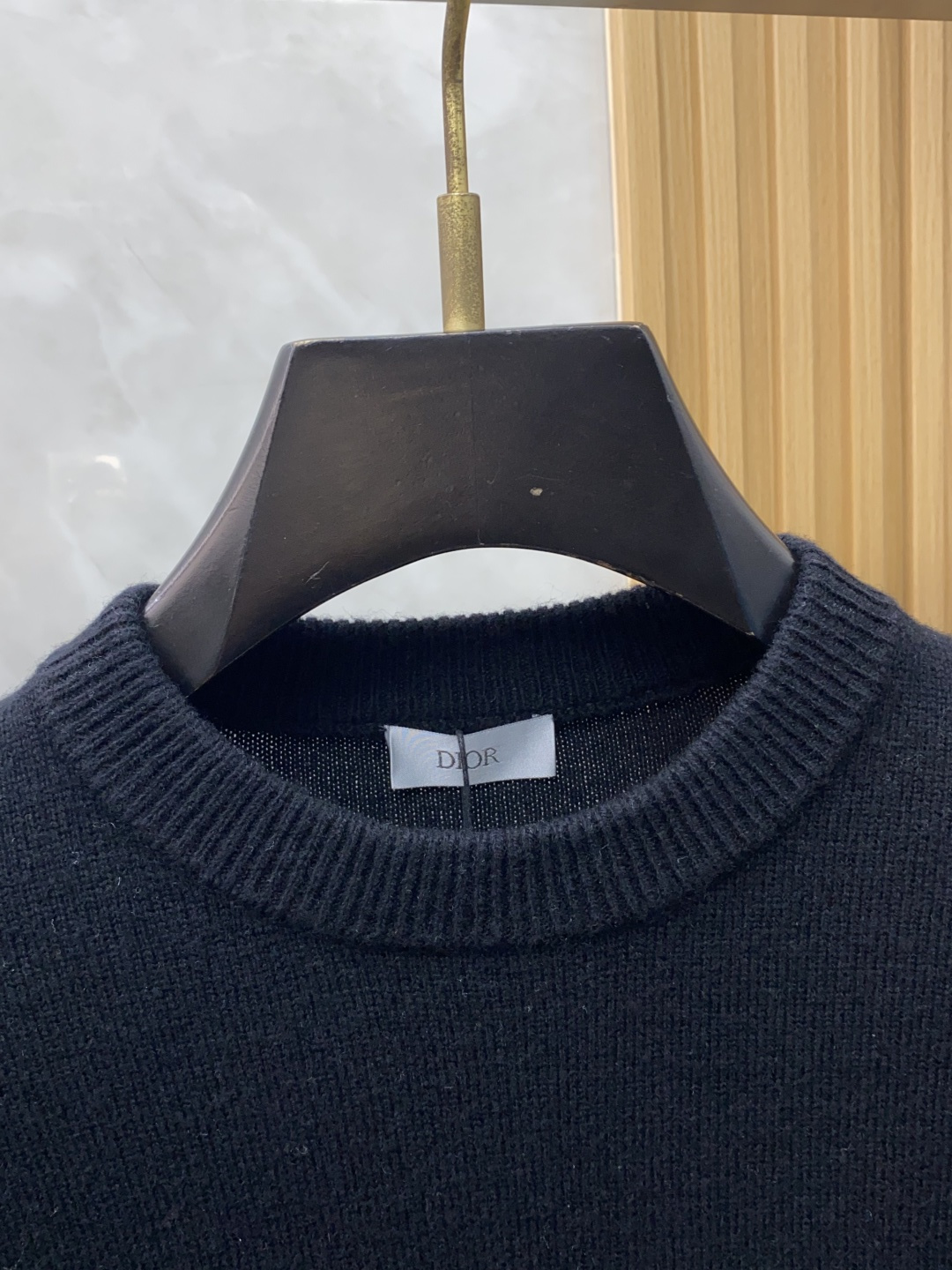 迪奥 2025ss秋冬新品时尚休闲打底单穿圆领商务休闲基础高档精纺100%纯羊毛毛衣 舒适保暖！抗起球👍