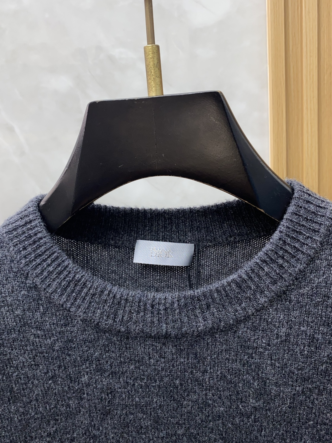 迪奥 2025ss秋冬新品时尚休闲打底单穿圆领商务休闲基础高档精纺100%纯羊毛毛衣 舒适保暖！抗起球👍