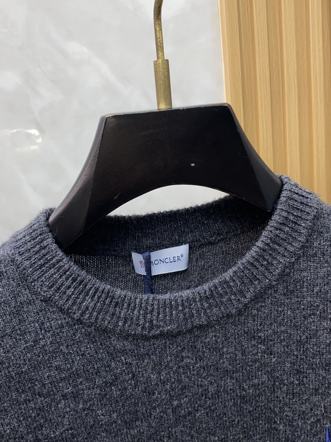 蒙口 2025ss秋冬新品时尚休闲打底单穿圆领商务休闲基础高档精纺100%纯羊毛毛衣 舒适保暖！抗起球👍