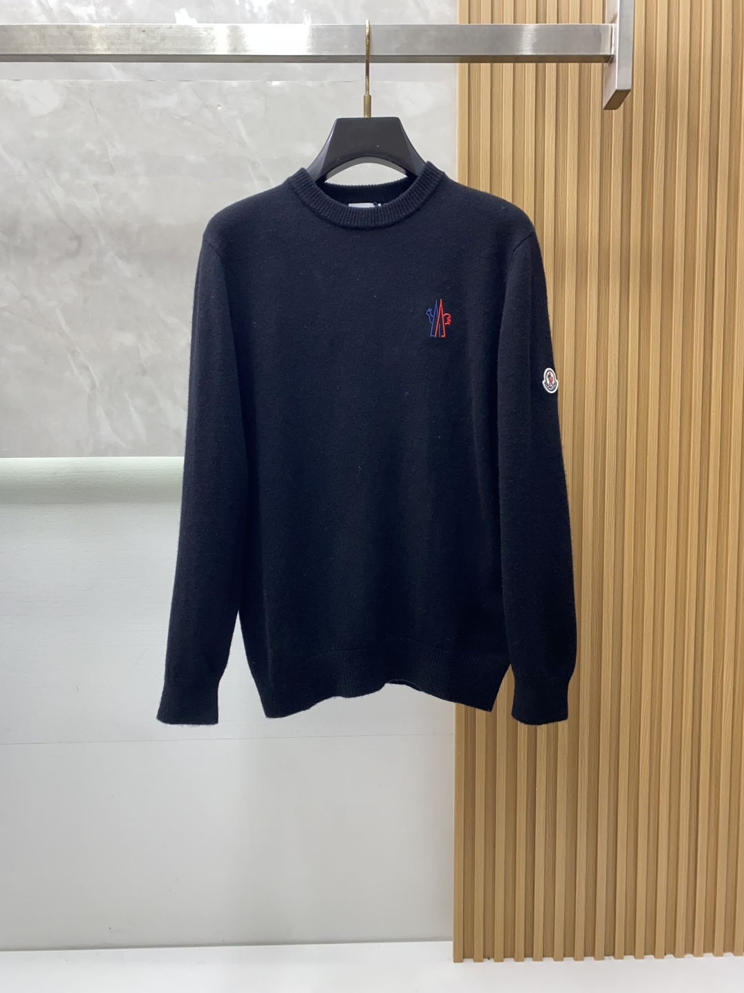 蒙口 2025ss秋冬新品时尚休闲打底单穿圆领商务休闲基础高档精纺100%纯羊毛毛衣 舒适保暖！抗起球👍