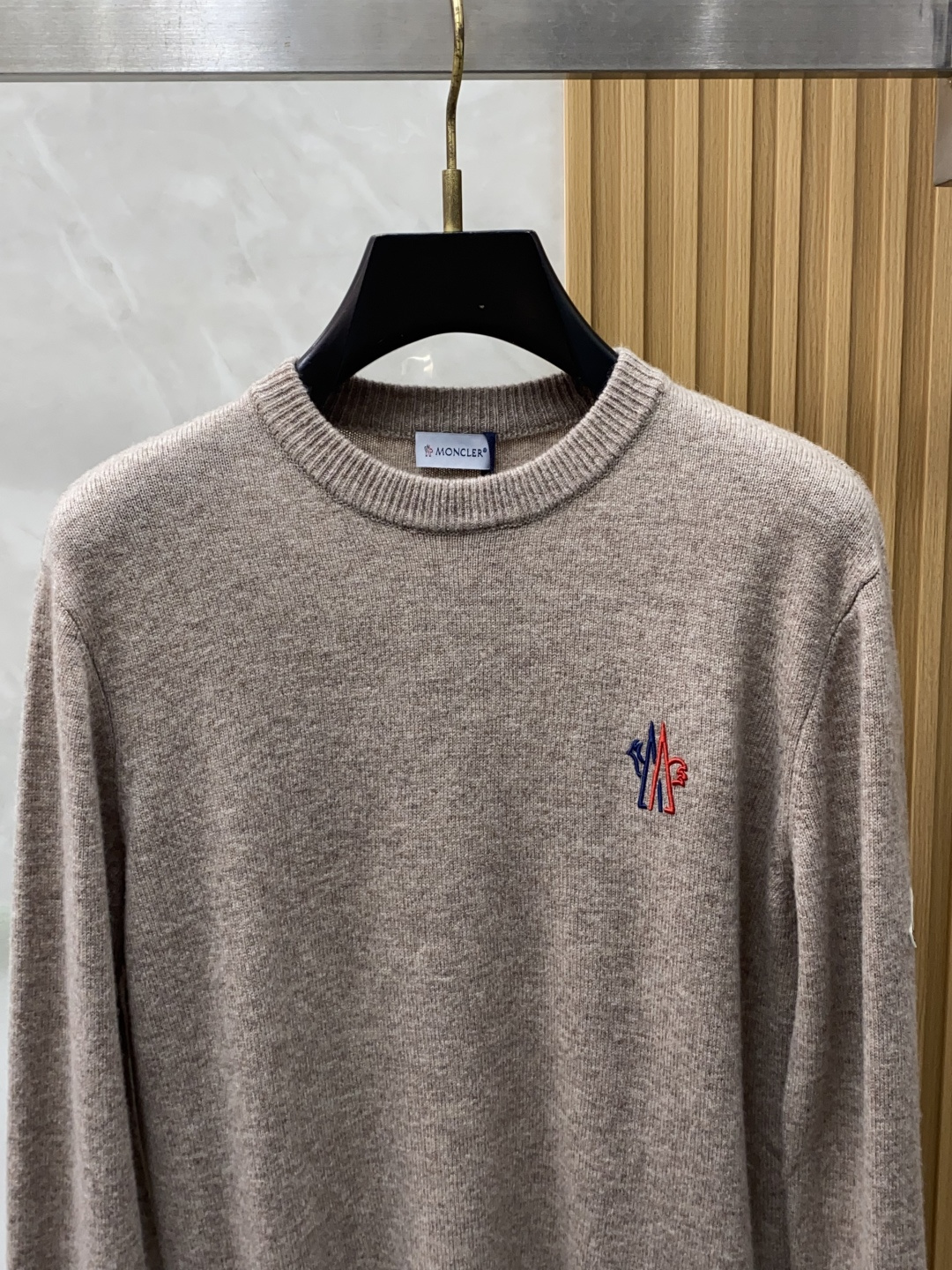 蒙口 2025ss秋冬新品时尚休闲打底单穿圆领商务休闲基础高档精纺100%纯羊毛毛衣 舒适保暖！抗起球👍