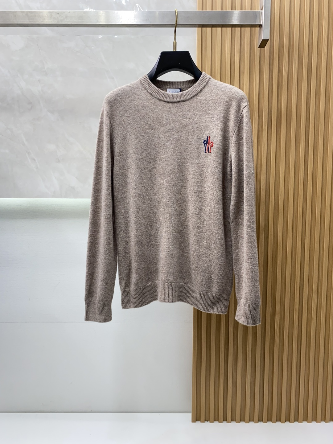 蒙口 2025ss秋冬新品时尚休闲打底单穿圆领商务休闲基础高档精纺100%纯羊毛毛衣 舒适保暖！抗起球👍