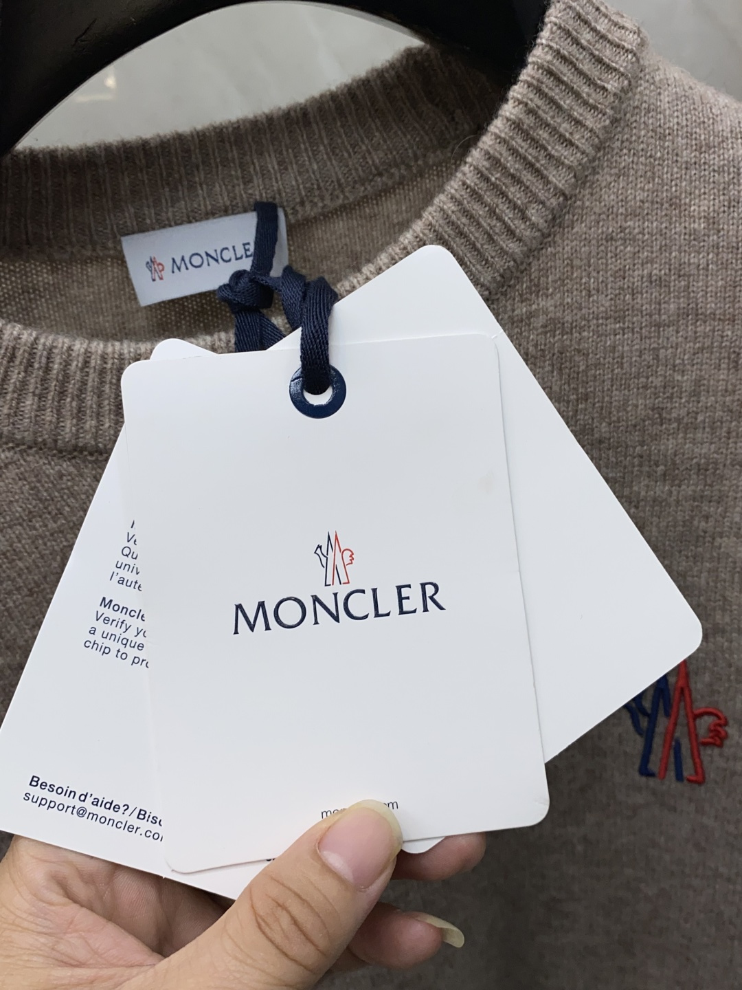 蒙口 2025ss秋冬新品时尚休闲打底单穿圆领商务休闲基础高档精纺100%纯羊毛毛衣 舒适保暖！抗起球👍