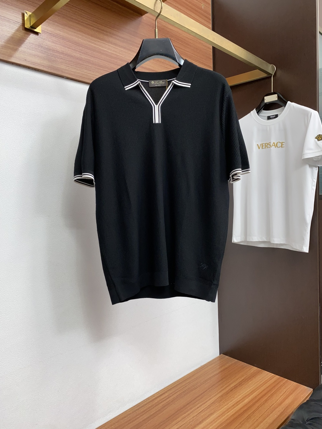 Loro piana 诺悠翩雅 2026新款男士高端简约翻领针织Polo短袖恤衫，香港洋行渠道货，纯正血
