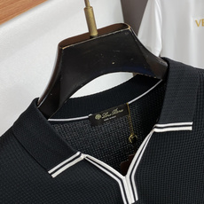 Loro piana 诺悠翩雅 2026新款男士高端简约翻领针织Polo短袖恤衫,香港洋行渠道货,纯正血 Loro piana 诺悠翩雅 2026新款男士高端简约翻领针织Polo短袖恤衫,香港洋行渠道货,纯正血