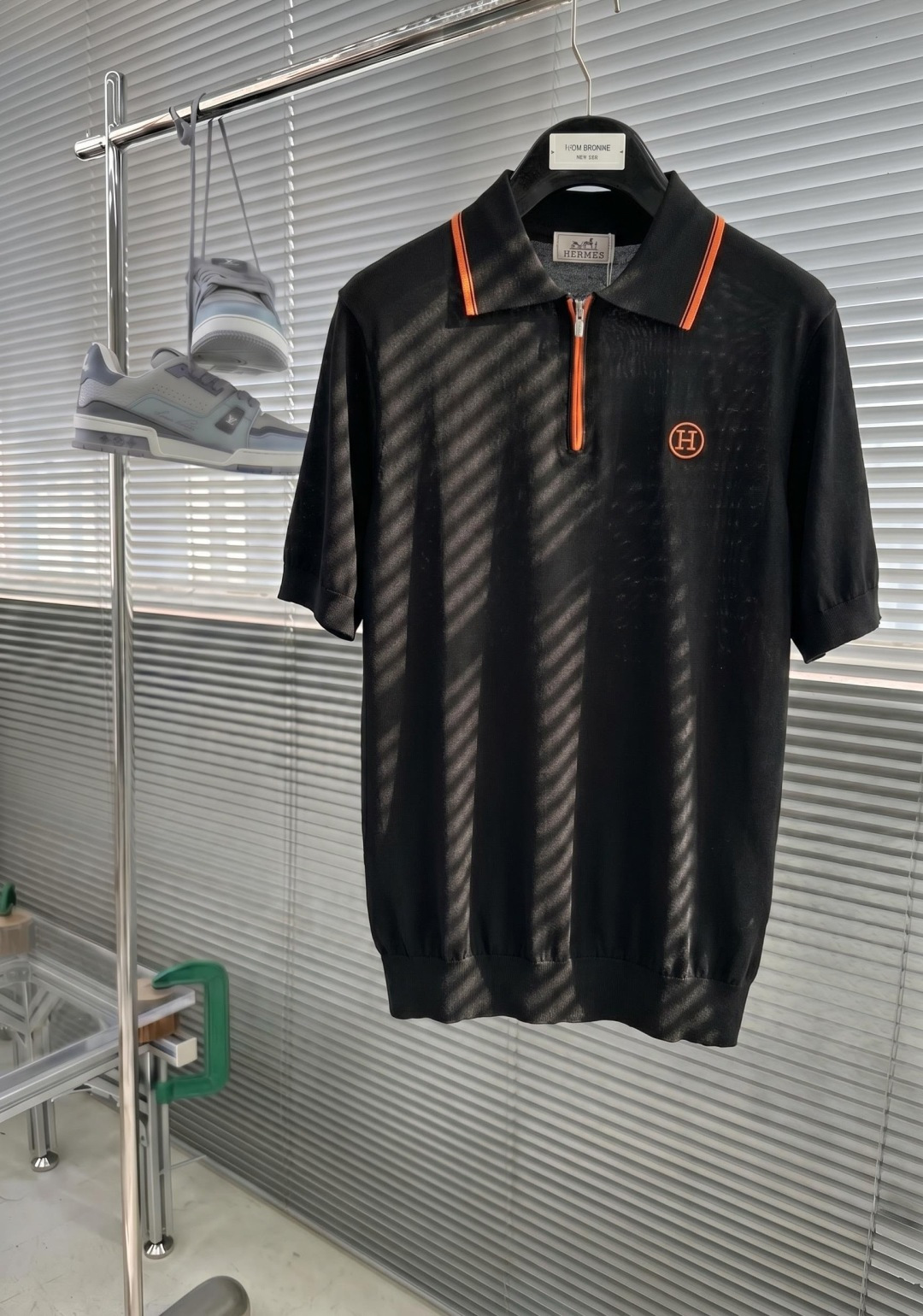 爱马仕 2026新款男士高端简约翻领衫针织Polo短袖T恤衫，香港洋行渠道货，纯正血统品质，春夏新款，经典王牌系列！ 高