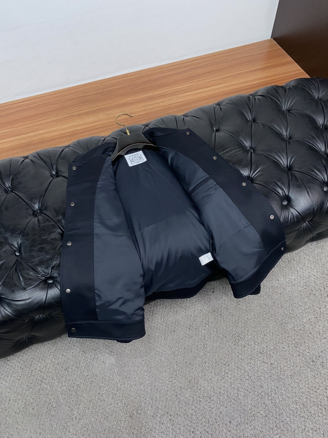 로에베 컬러 블록 라펠 자켓 남성 자켓 25SS 상세 이미지 8