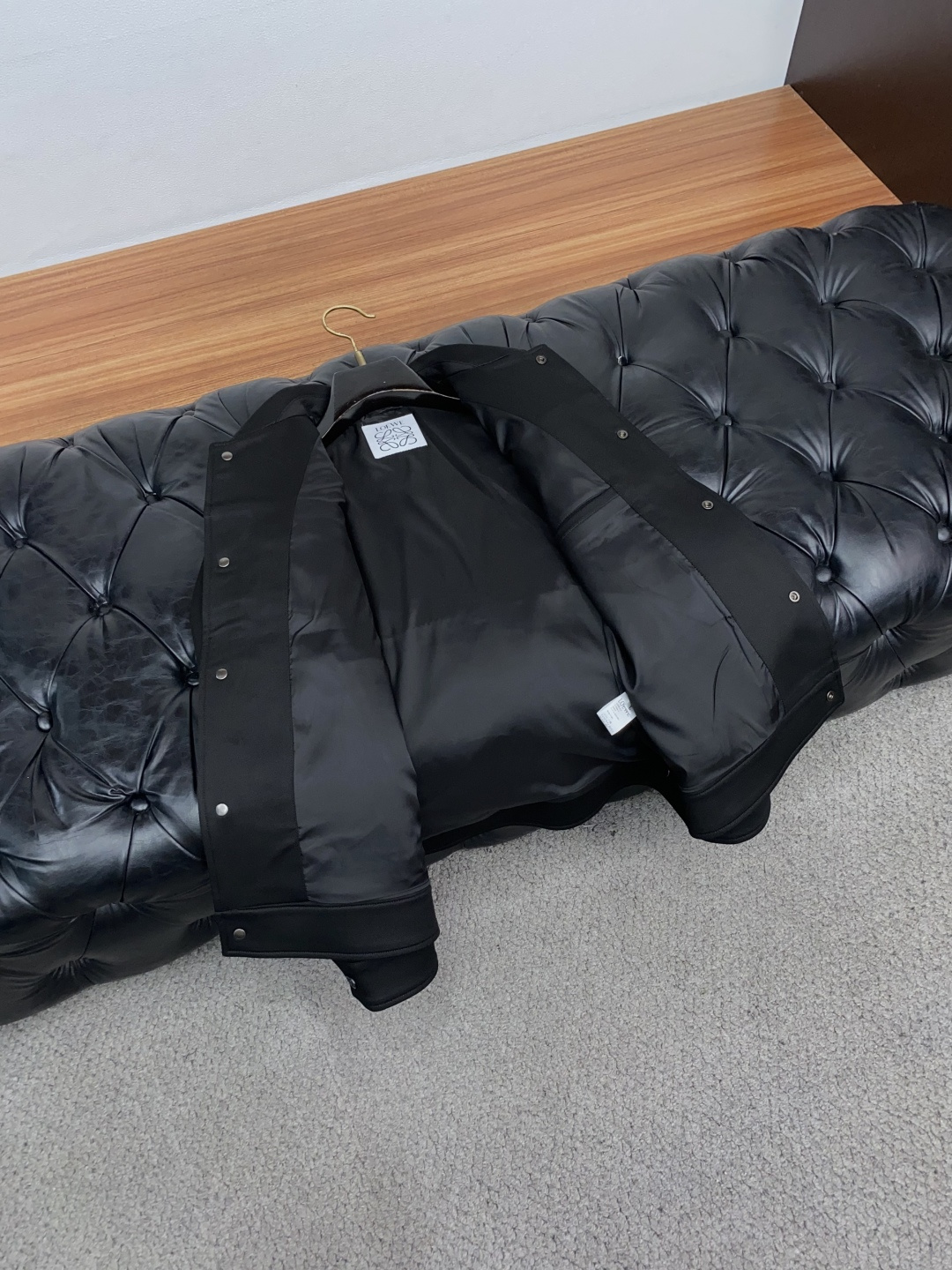 로에베 컬러 블록 라펠 자켓 25SS 상세 이미지 8