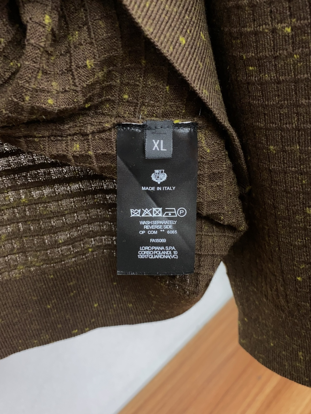 Loro Piana诺悠翩雅 BC M-3xL 2026新款秋冬男士高端简约圆领针织羊毛长袖毛衣，香港洋行渠道货，纯正血