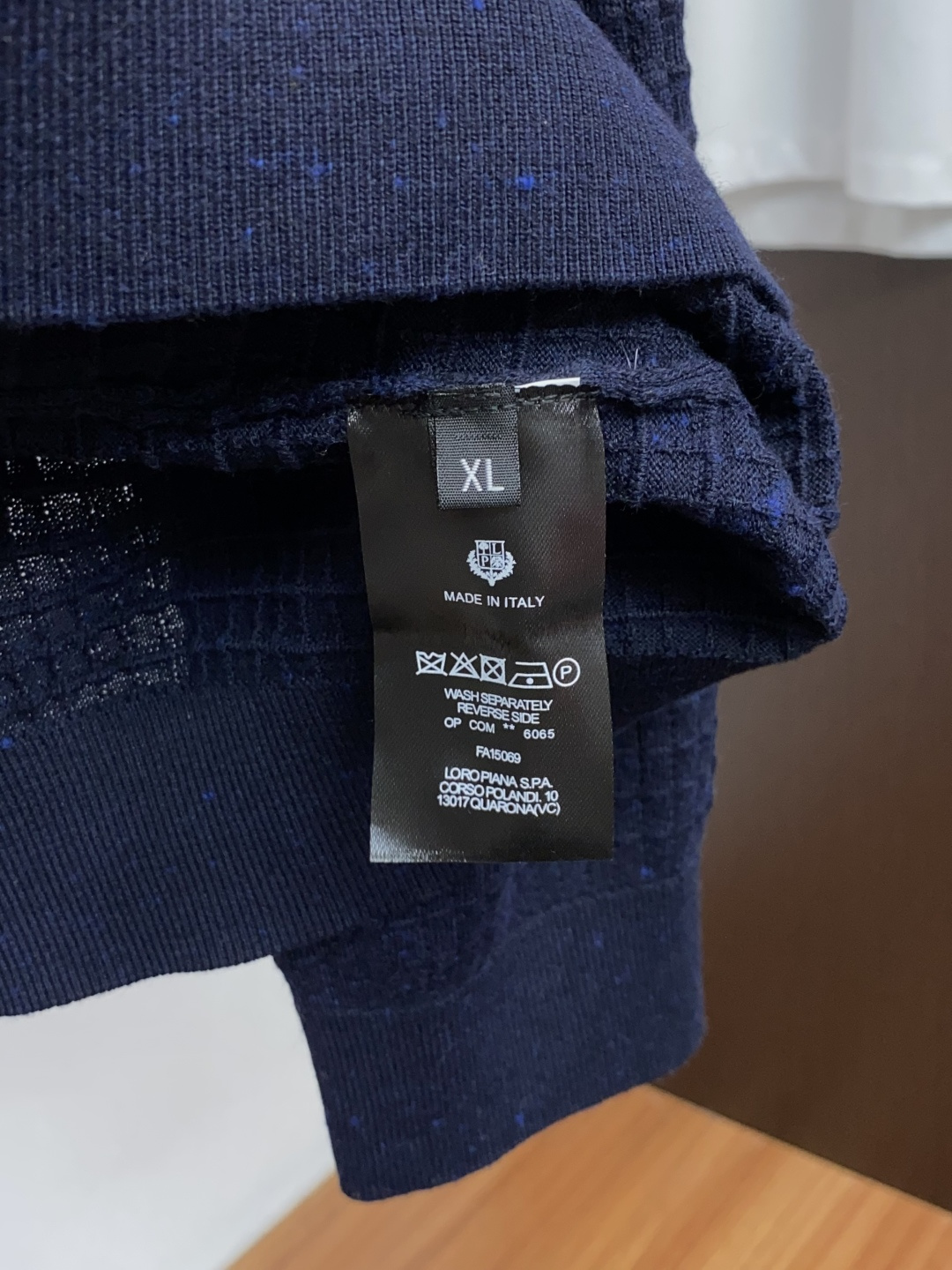 Loro Piana诺悠翩雅 BC M-3xL 2026新款秋冬男士高端简约圆领针织羊毛长袖毛衣，香港洋行渠道货，纯正血
