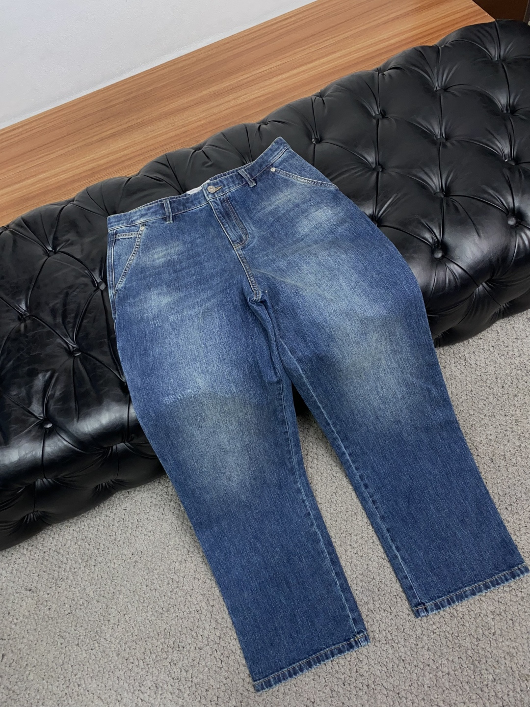 보테가베네타 스트레이트 레그 데님 바지 상세 이미지 6
