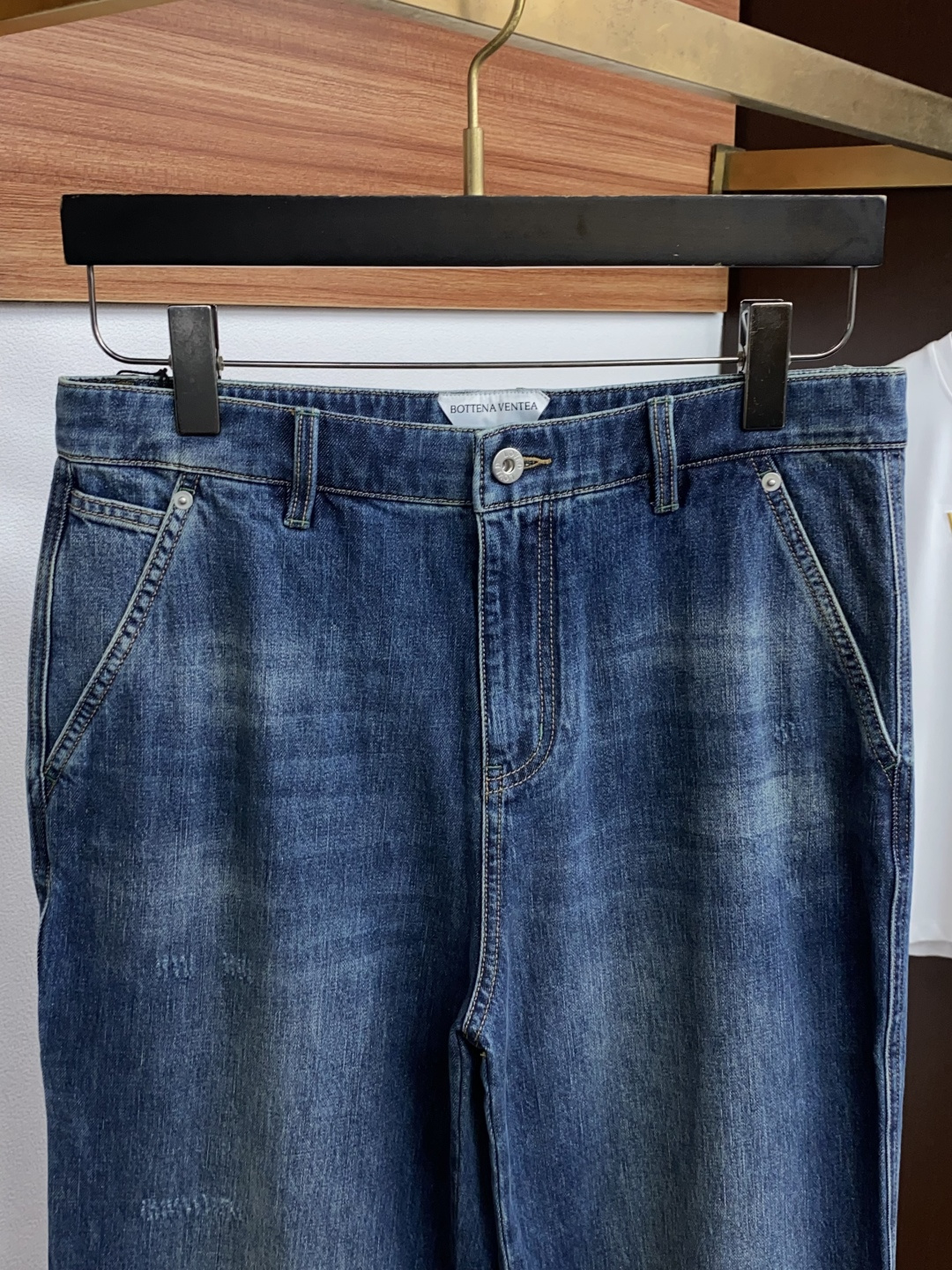 보테가베네타 스트레이트 레그 데님 바지 상세 이미지 3