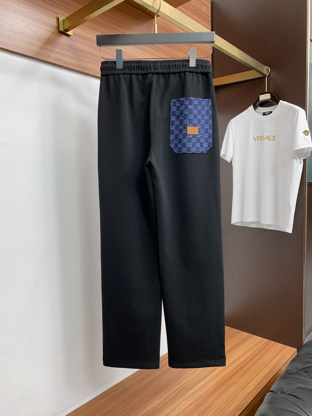 M-3xL 最新款秋冬纯棉休闲裤最新款上身版型无敌正！直筒版型 绝对可以闭眼收的一款 此款裤子非常百搭，弹力腰围,日常上