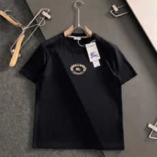 巴宝莉 正码正拍修身版型M-XXXL 顶级黑白双色顶级万针线绣字母刺绣打造圆领短袖,双丝光芝麻纹棉100支精致工艺专柜面 巴宝莉 正码正拍修身版型M-XXXL 顶级黑白双色顶级万针线绣字母刺绣打造圆领短袖,双丝光芝麻纹棉100支精致工艺专柜面