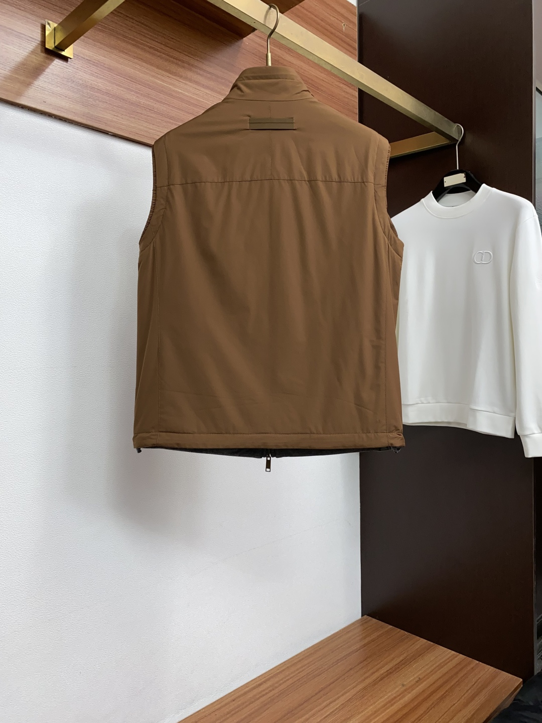 杰尼亚 M-3xL ZEGNA 2026新款双面立领马甲             48码	50码	52码	54码	56码