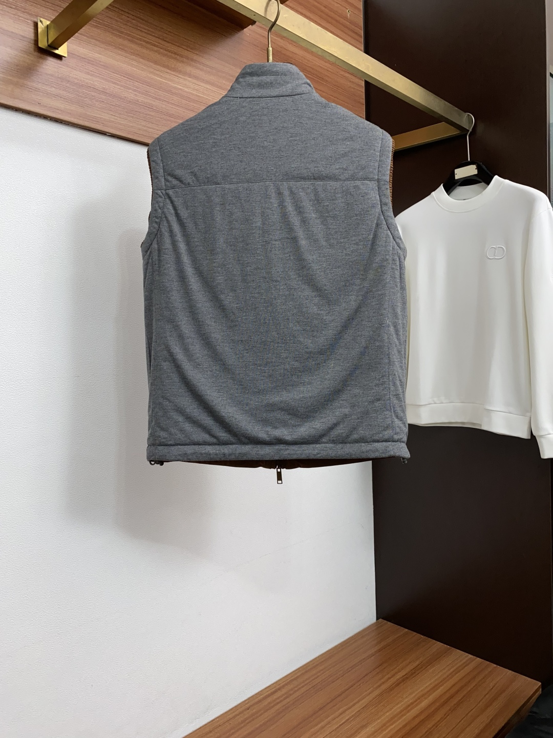 杰尼亚 M-3xL ZEGNA 2026新款双面立领马甲             48码	50码	52码	54码	56码