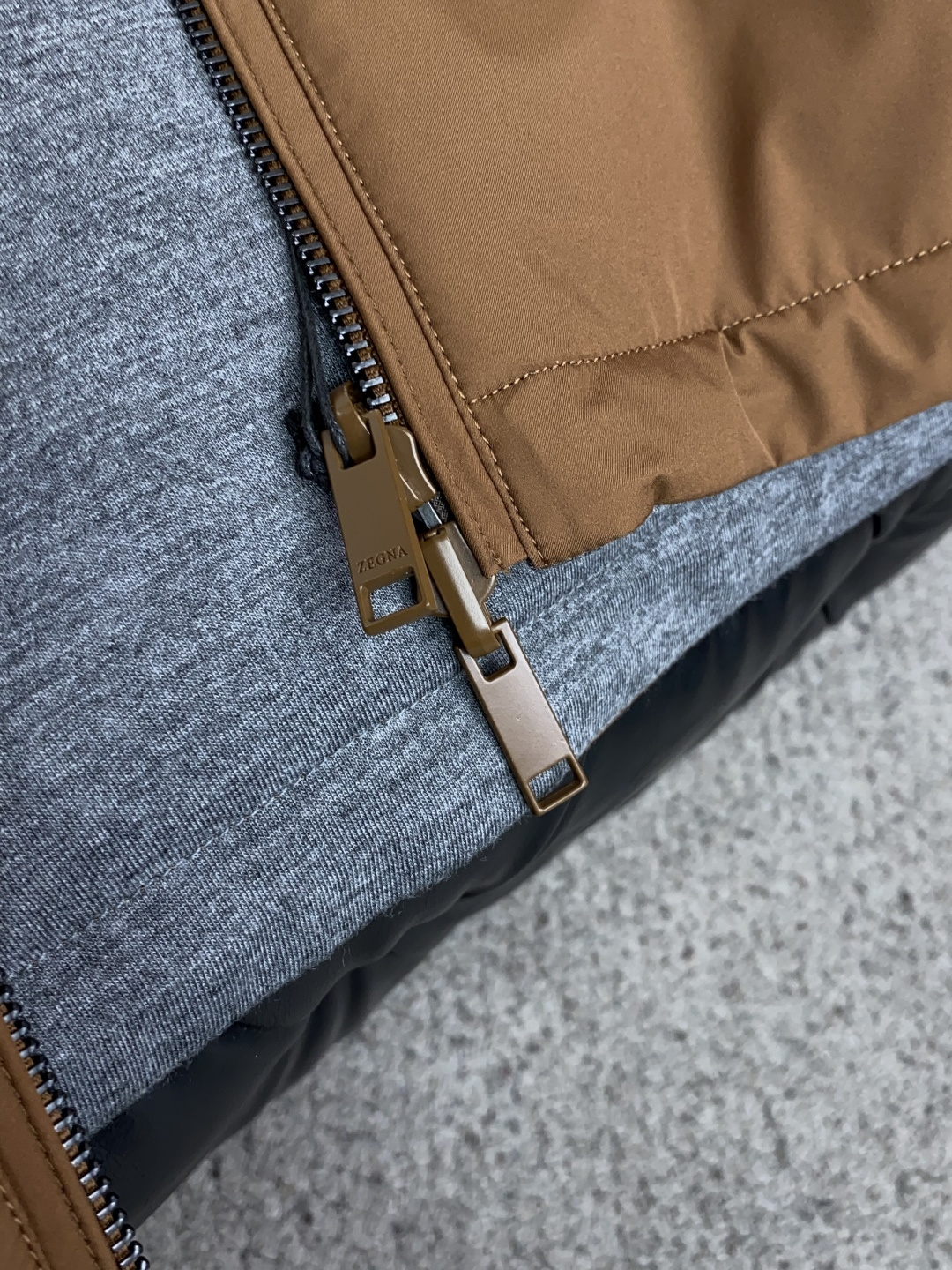 杰尼亚 M-3xL ZEGNA 2026新款双面立领马甲             48码	50码	52码	54码	56码