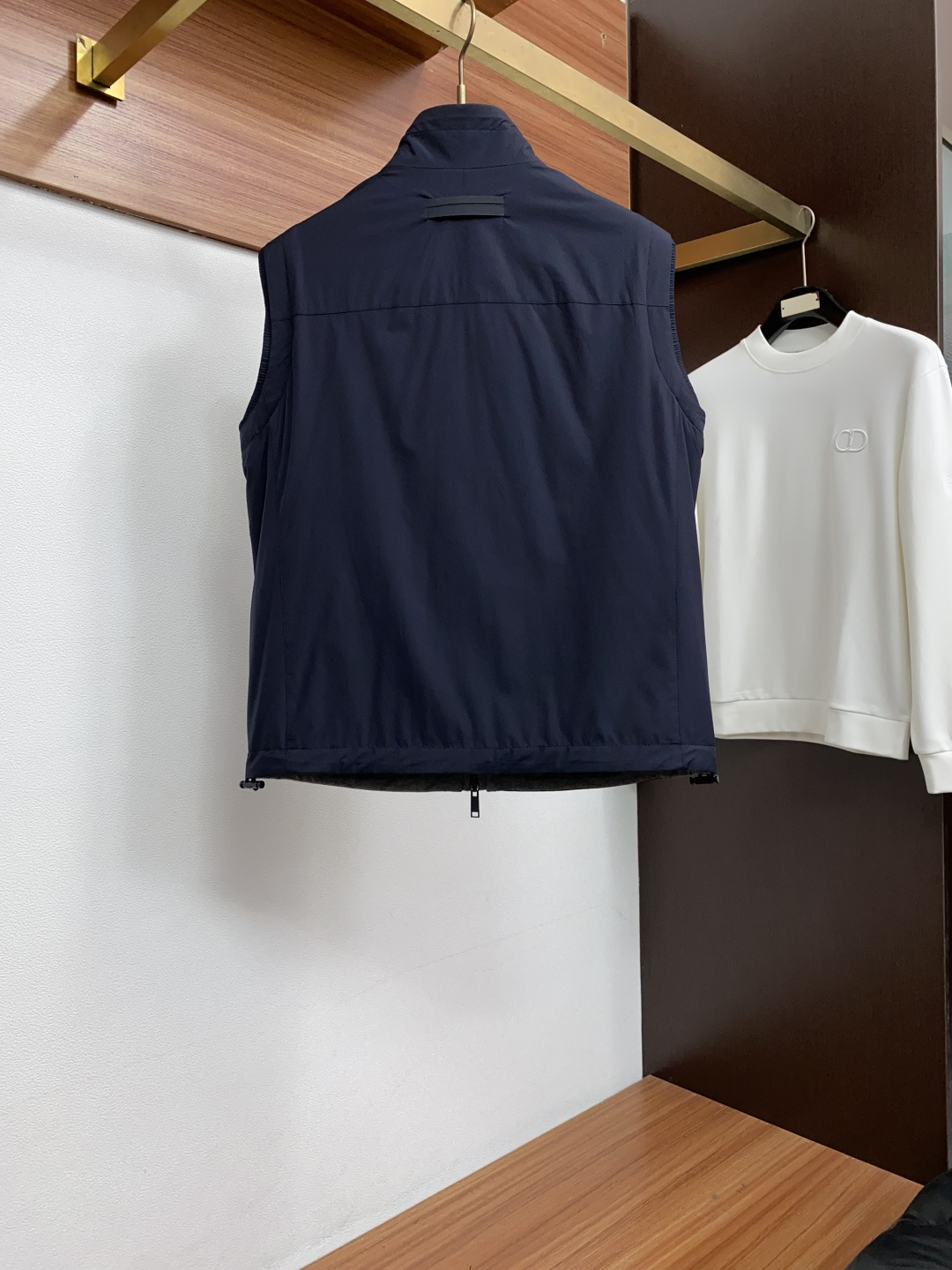 杰尼亚 M-3xL ZEGNA 2026新款双面立领马甲             48码	50码	52码	54码	56码