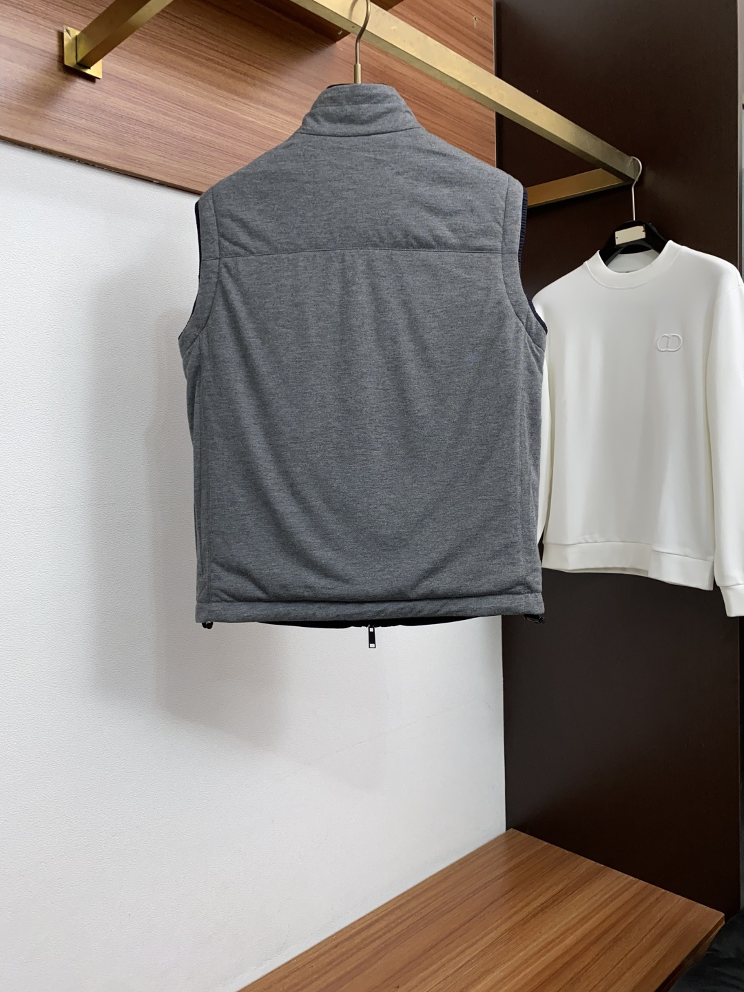 杰尼亚 M-3xL ZEGNA 2026新款双面立领马甲             48码	50码	52码	54码	56码