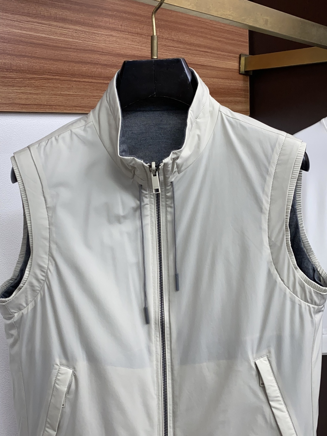 杰尼亚 M-3xL ZEGNA 2026新款双面立领马甲             48码	50码	52码	54码	56码