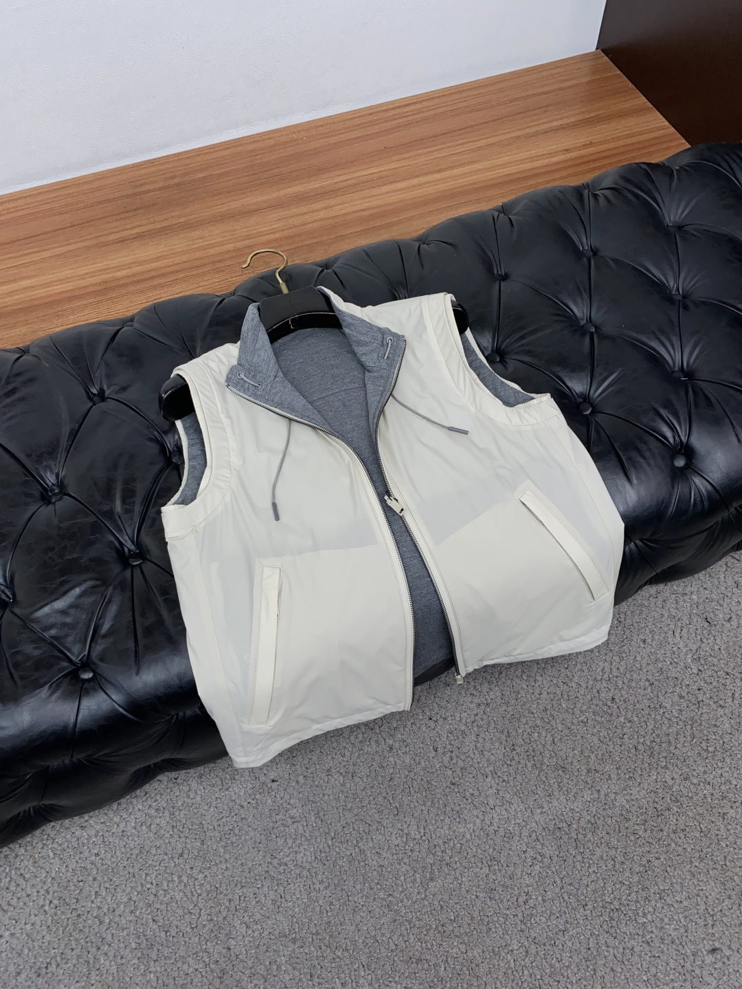 杰尼亚 M-3xL ZEGNA 2026新款双面立领马甲             48码	50码	52码	54码	56码