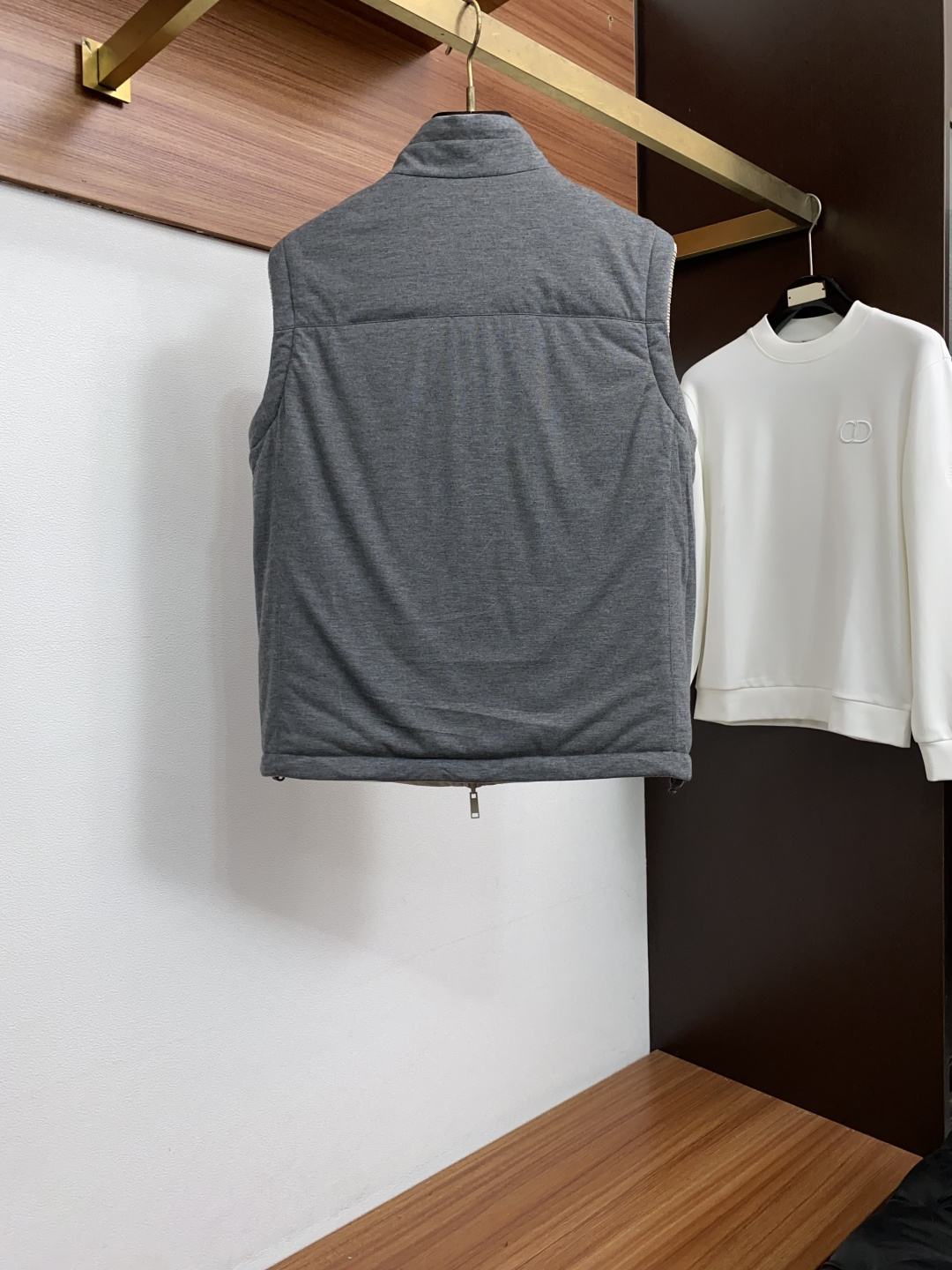 杰尼亚 M-3xL ZEGNA 2026新款双面立领马甲             48码	50码	52码	54码	56码
