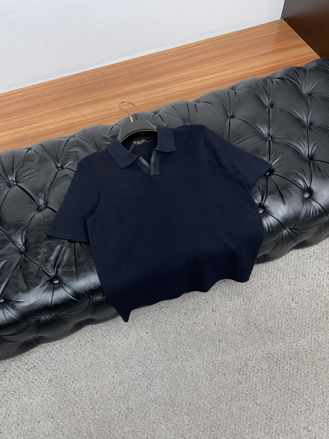 Loro Piana 诺悠翩雅 尺码M-4xL 2026秋冬翻领Polo羊毛衫 成分 羊毛衫 工艺 双领设计 海鸥领 老