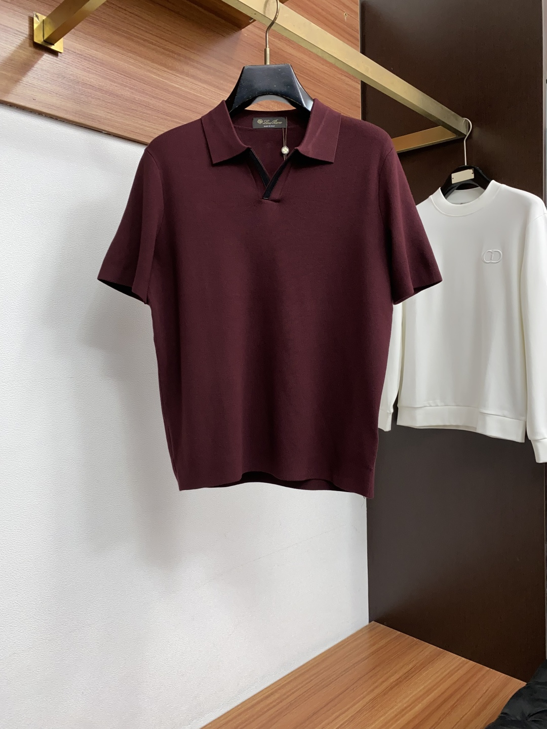 Loro Piana 诺悠翩雅 尺码M-4xL 2026秋冬翻领Polo针织衫 工艺 双领设计 海鸥领 老钱风 视觉主调