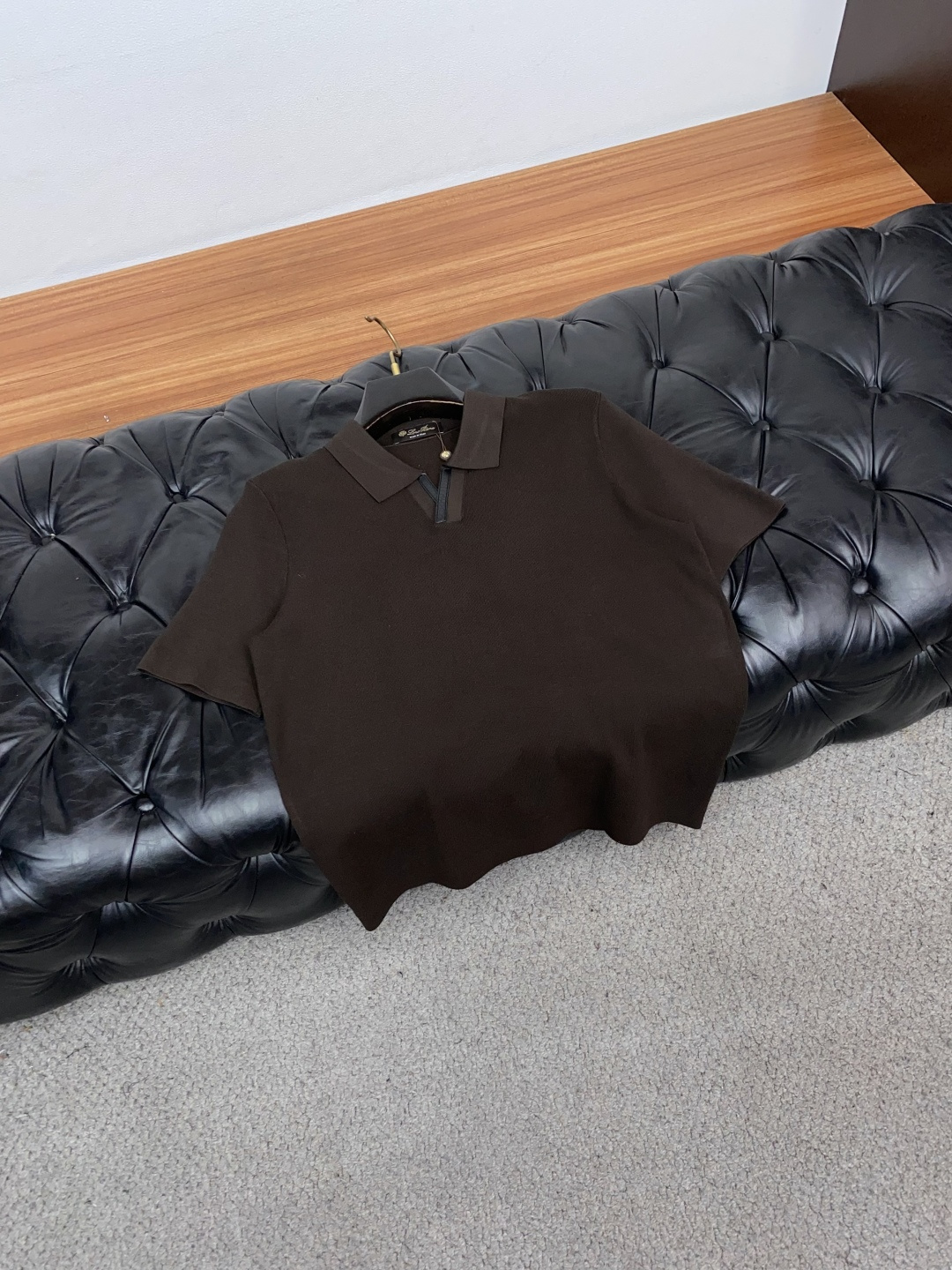 Loro Piana 诺悠翩雅 尺码M-4xL 2026秋冬翻领Polo针织衫 工艺 双领设计 海鸥领 老钱风 视觉主调