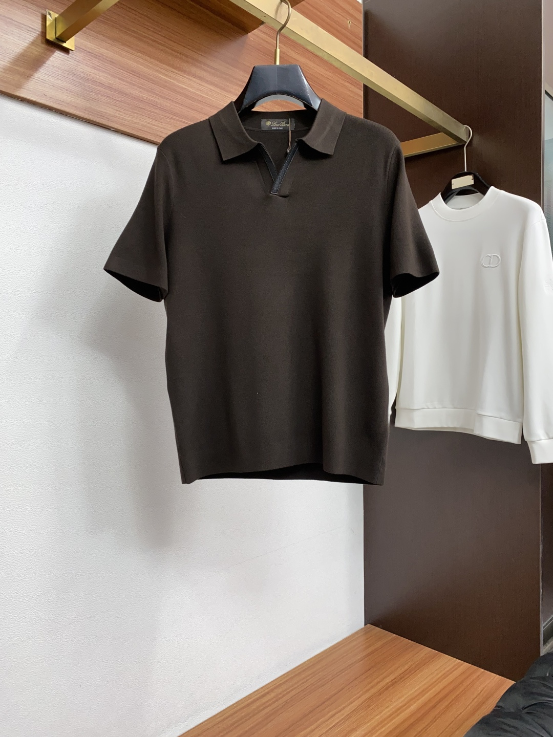 Loro Piana 诺悠翩雅 尺码M-4xL 2026秋冬翻领Polo针织衫 工艺 双领设计 海鸥领 老钱风 视觉主调