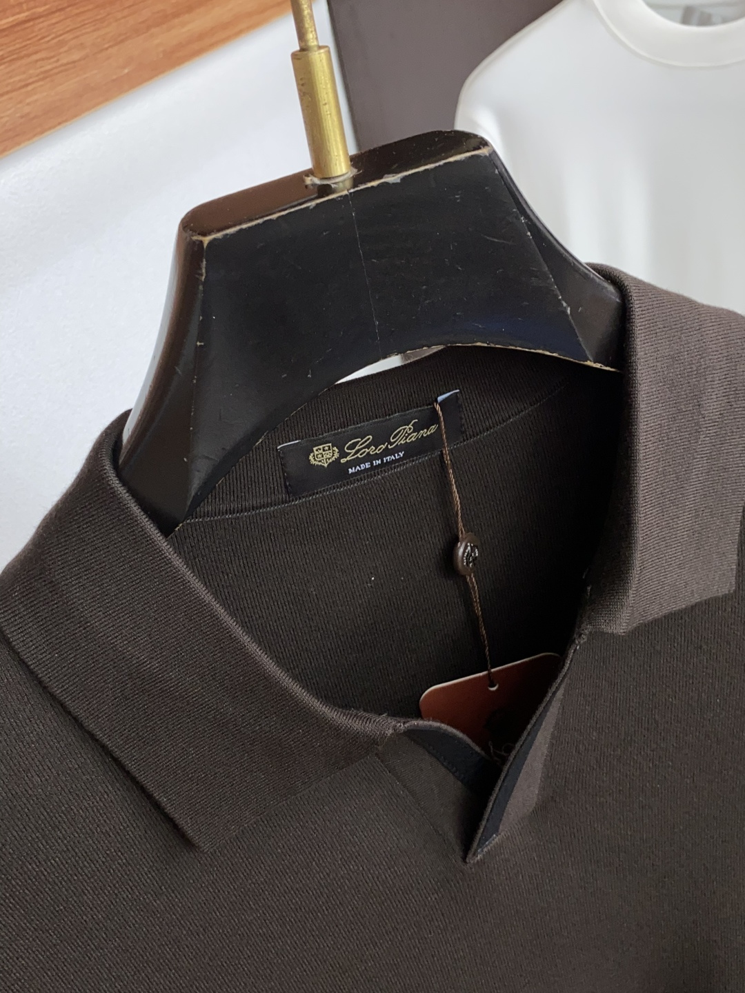 Loro Piana 诺悠翩雅 尺码M-4xL 2026秋冬翻领Polo针织衫 工艺 双领设计 海鸥领 老钱风 视觉主调