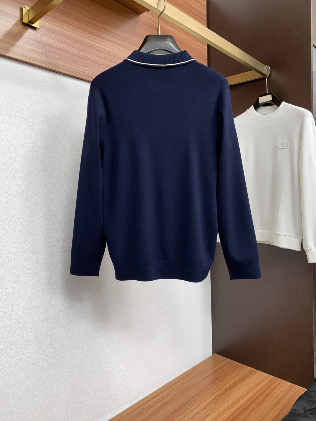 杰尼亚 尺码M-3xL 2026秋冬长袖翻领Polo羊毛衫 成分 羊毛衫 工艺 齐脚针织 老钱风 视觉主调，休闲时尚款式