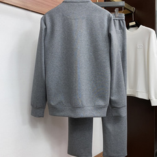 爱马仕 M-3xL 休闲运动套装|纯正老钱松弛感 低调立领拉链外套+直筒长裤成套搭配 甄选细腻羊毛混纺面料,软糯亲肤,透 爱马仕 M-3xL 休闲运动套装|纯正老钱松弛感 低调立领拉链外套+直筒长裤成套搭配 甄选细腻羊毛混纺面料,软糯亲肤,透