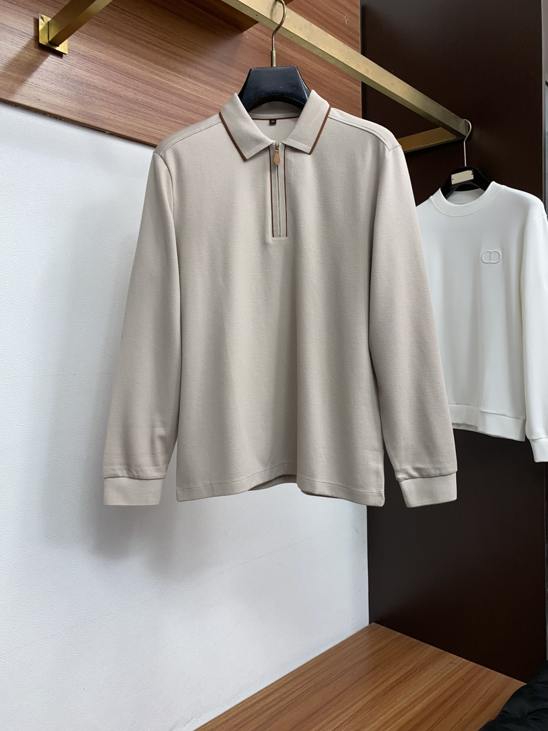 Loro Piana 诺悠翩雅 码数 M-3xL2026新款男士高端简约翻领Polo长袖衫，香港洋行渠道货，纯正血统品质