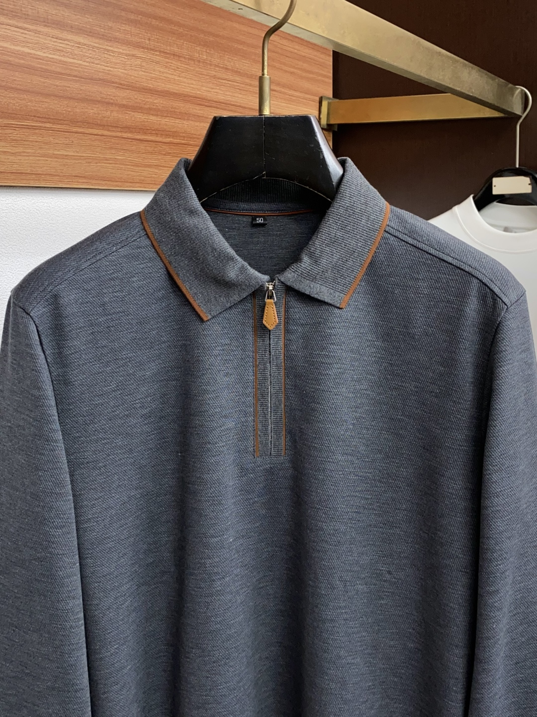 Loro Piana 诺悠翩雅 码数 M-3xL2026新款男士高端简约翻领Polo长袖衫，香港洋行渠道货，纯正血统品质