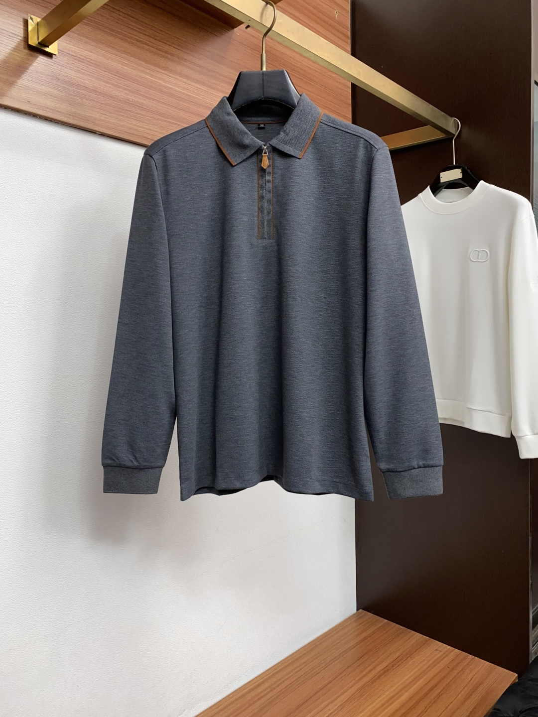 Loro Piana 诺悠翩雅 码数 M-3xL2026新款男士高端简约翻领Polo长袖衫，香港洋行渠道货，纯正血统品质