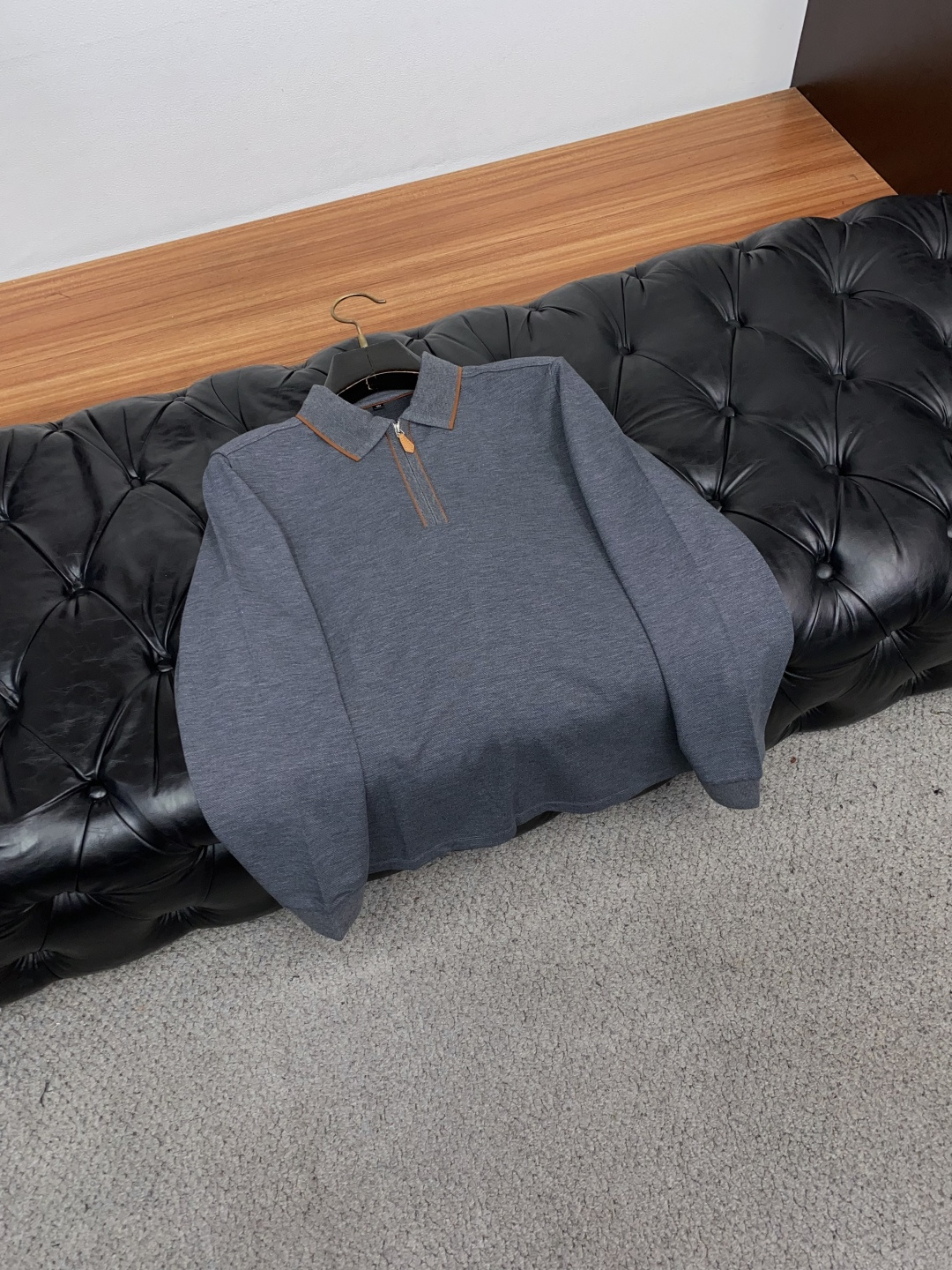 Loro Piana 诺悠翩雅 码数 M-3xL2026新款男士高端简约翻领Polo长袖衫，香港洋行渠道货，纯正血统品质