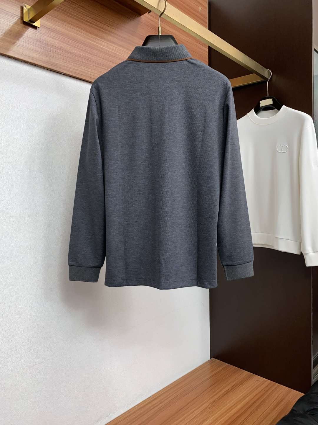 Loro Piana 诺悠翩雅 码数 M-3xL2026新款男士高端简约翻领Polo长袖衫，香港洋行渠道货，纯正血统品质