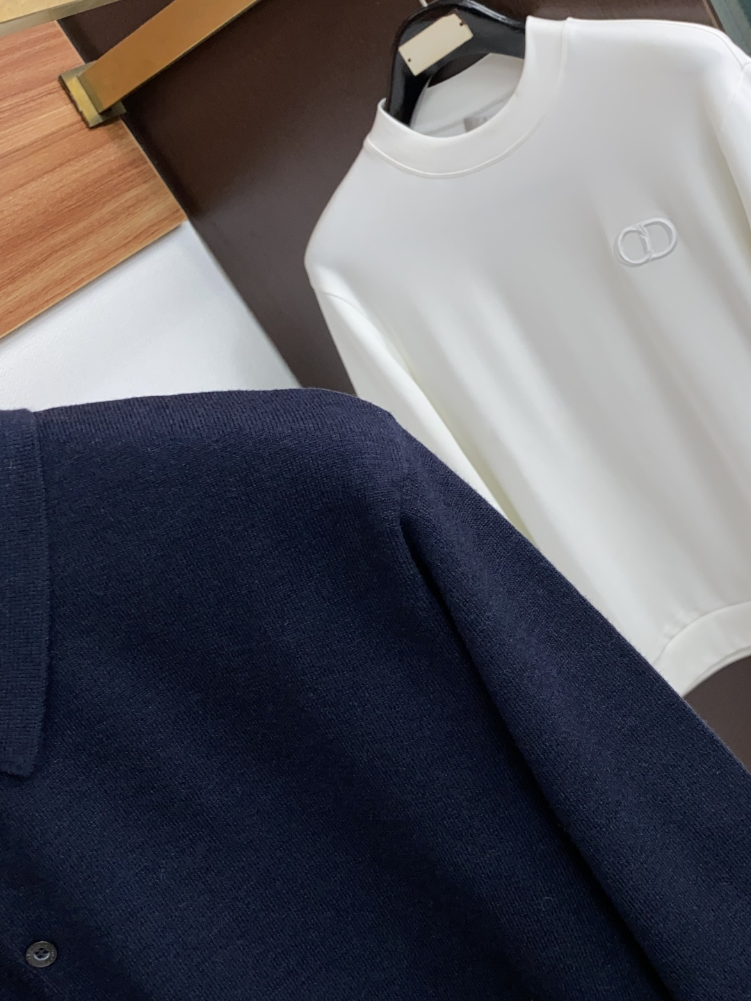 Loro Piana 诺悠翩雅 M-3xL 2026新款秋冬男士高端简约圆领针织翻领羊毛长袖毛衣,香港洋行渠道货,纯正血 Loro Piana 诺悠翩雅 M-3xL 2026新款秋冬男士高端简约圆领针织翻领羊毛长袖毛衣,香港洋行渠道货,纯正血