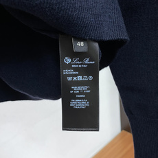 Loro Piana 诺悠翩雅 M-3xL 2026新款秋冬男士高端简约圆领针织翻领羊毛长袖毛衣,香港洋行渠道货,纯正血 Loro Piana 诺悠翩雅 M-3xL 2026新款秋冬男士高端简约圆领针织翻领羊毛长袖毛衣,香港洋行渠道货,纯正血