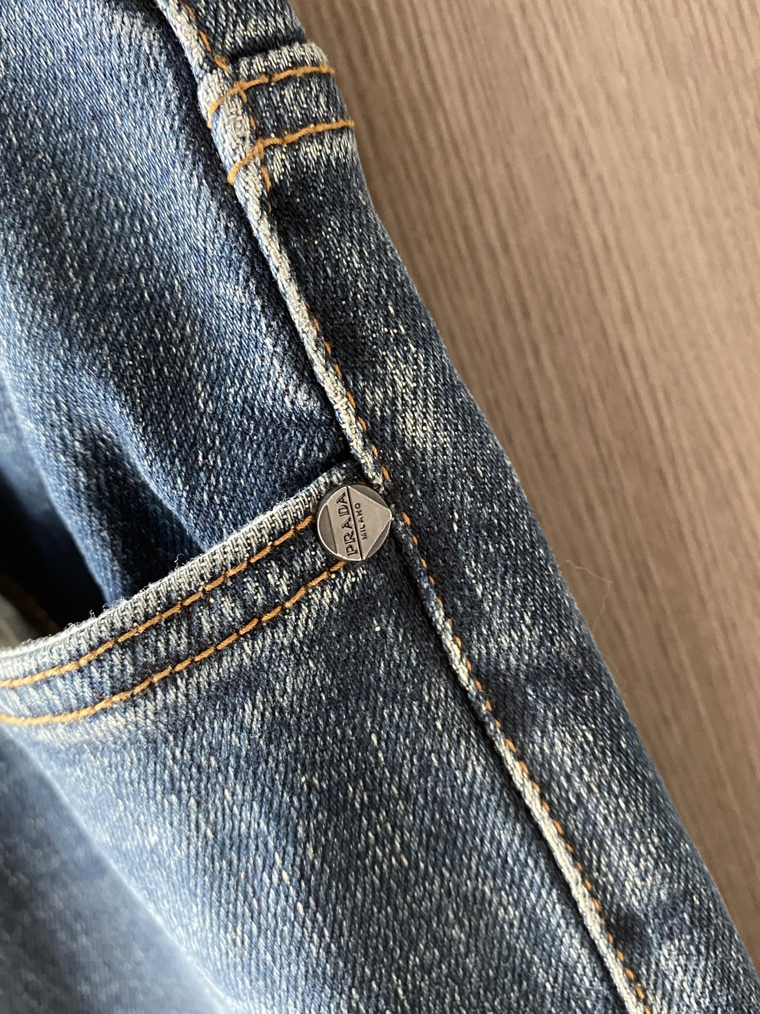 프라다 남성 데님 바지 상세 이미지 5