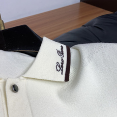 Loro Piana 诺悠翩雅 尺码M-4xL 2026秋冬翻领针织短袖 工艺 老钱风 领口提花logo视觉主调,休闲 Loro Piana 诺悠翩雅 尺码M-4xL 2026秋冬翻领针织短袖 工艺 老钱风 领口提花logo视觉主调,休闲